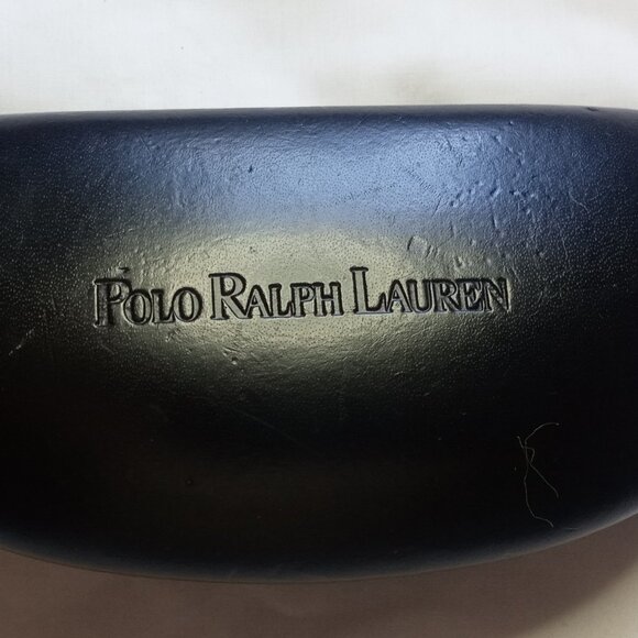 POLO RALPH LAUREN Authentic Sunglasses Eyeglasses Clamshell Hard Case Only Black - Picture 1 of 4
